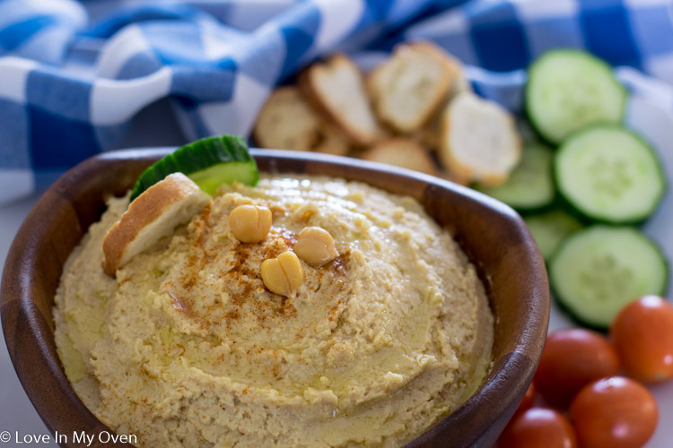 Roasted Garlic Hummus Love In My Oven