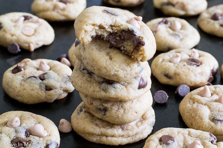 Sea Salt Caramel Chocolate Chip Cookies Love In My Oven