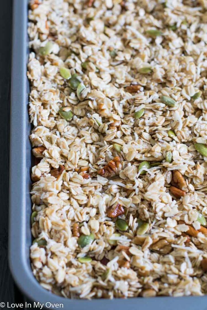Coconut Pecan Granola Love In My Oven