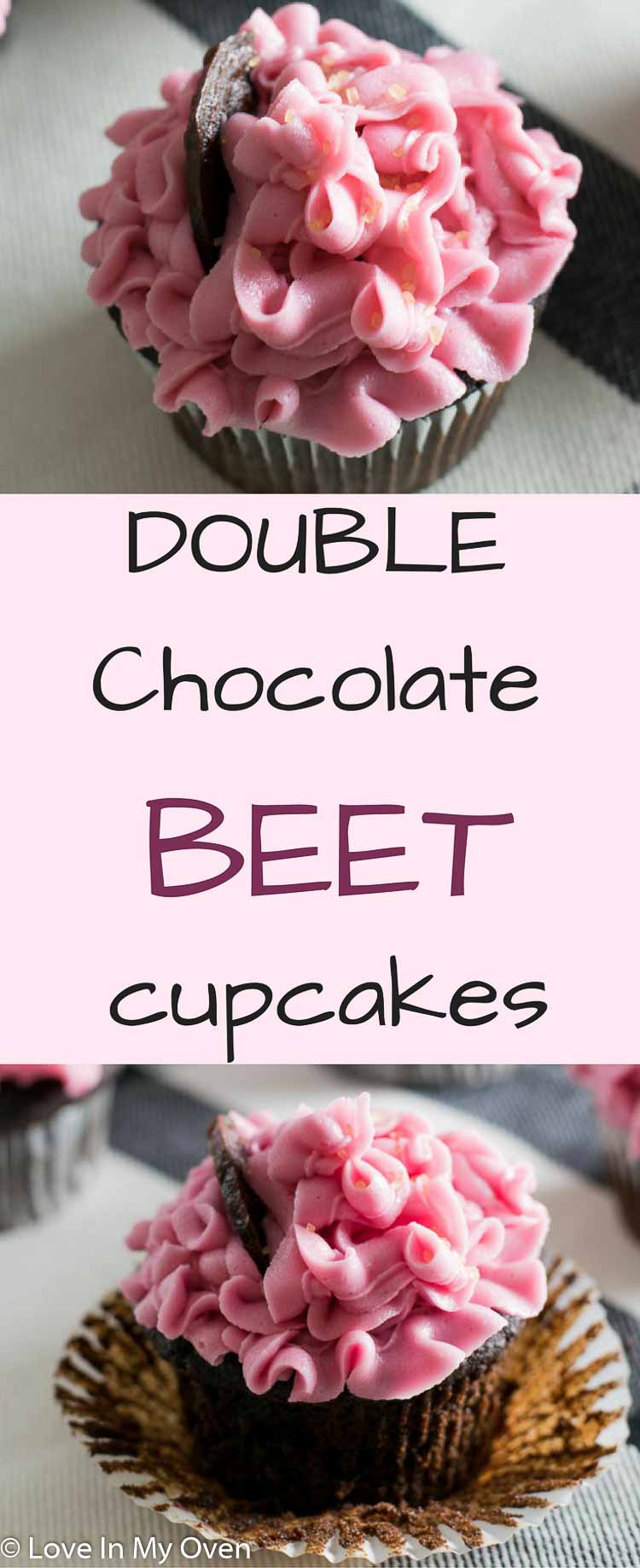 double chocolate beet cupcakes