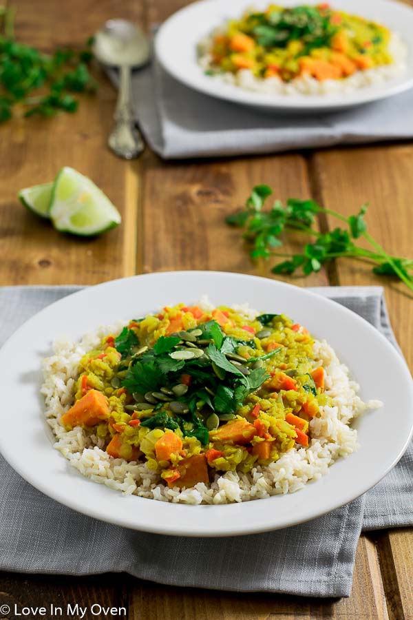 golden lentil curry