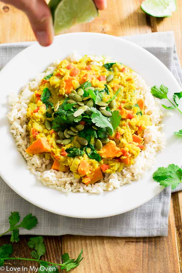 Thai Lentil Curry - Love In My Oven