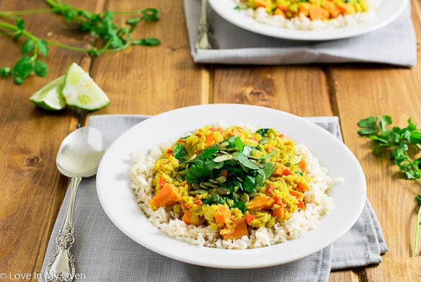 golden lentil curry