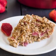 strawberry baked oatmeal