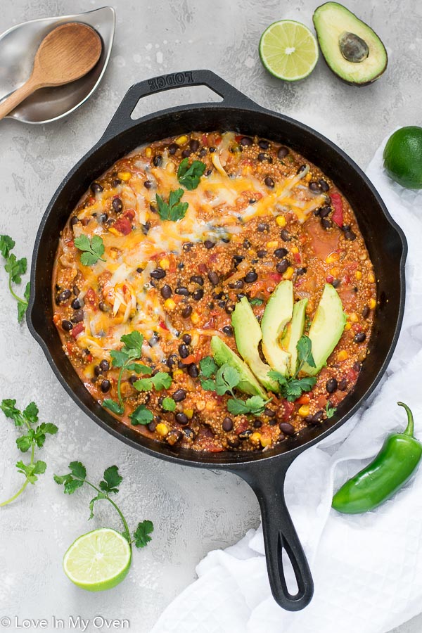 mexican quinoa casserole