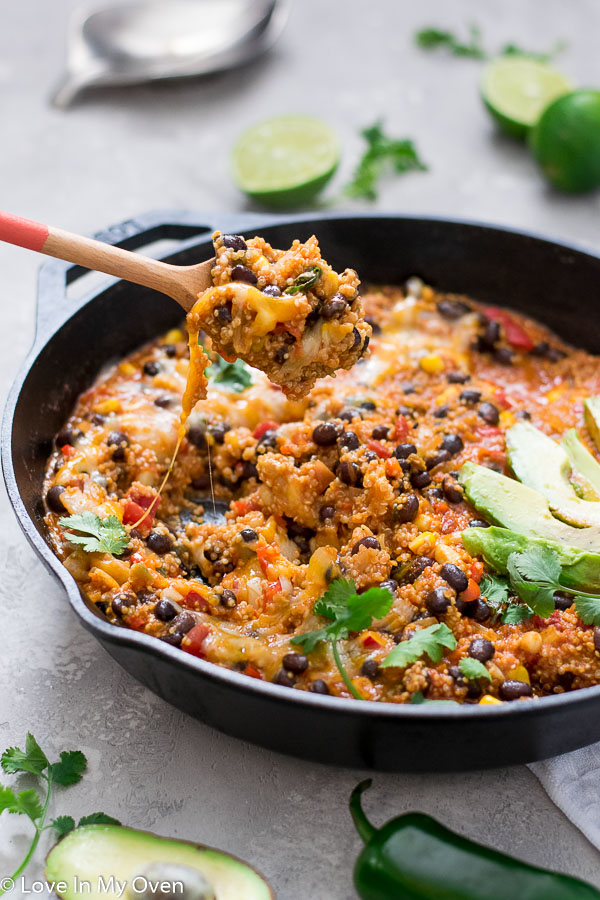 mexican quinoa casserole