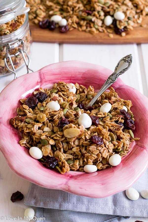 cherry almond granola