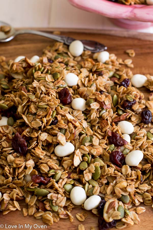 cherry almond granola