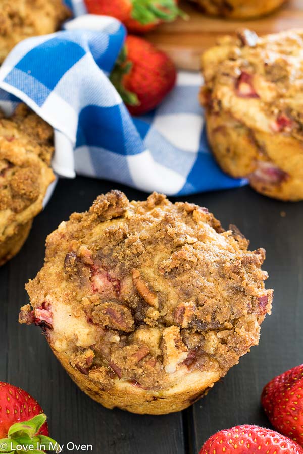 double streusel muffins