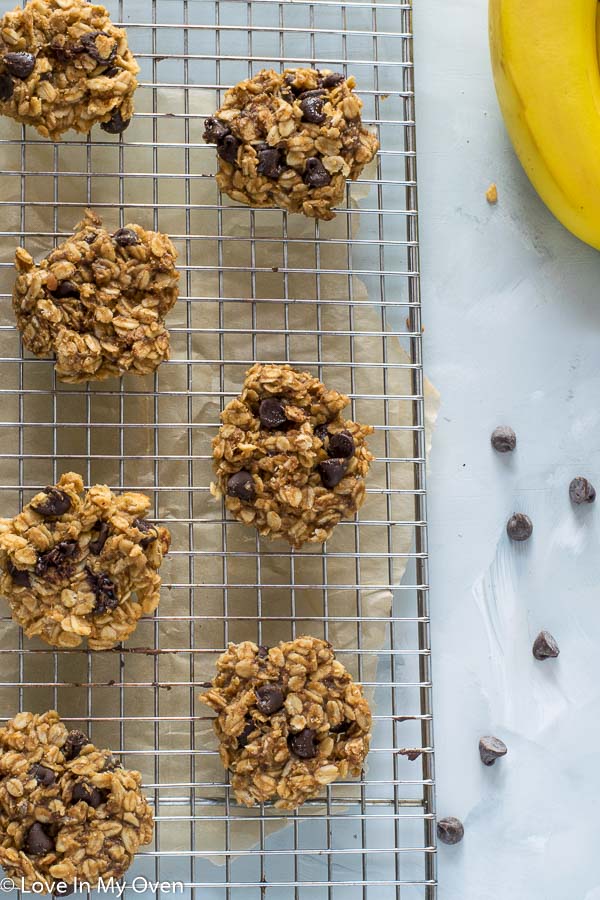 healthier oatmeal chocolate chip cookies