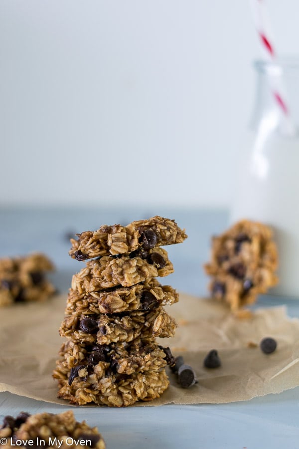 healthier oatmeal chocolate chip cookies
