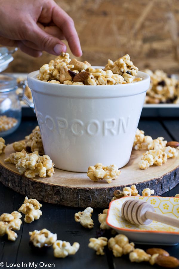 The Best Popcorn Trail Mix - Nourished by Nic