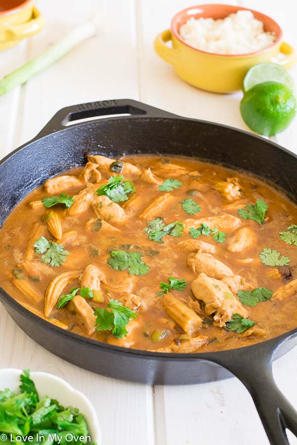 thai peanut chicken curry