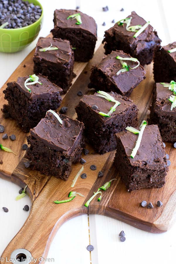 Healthier Zucchini Brownies