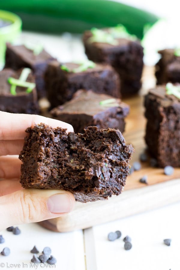 Healthier Zucchini Brownies