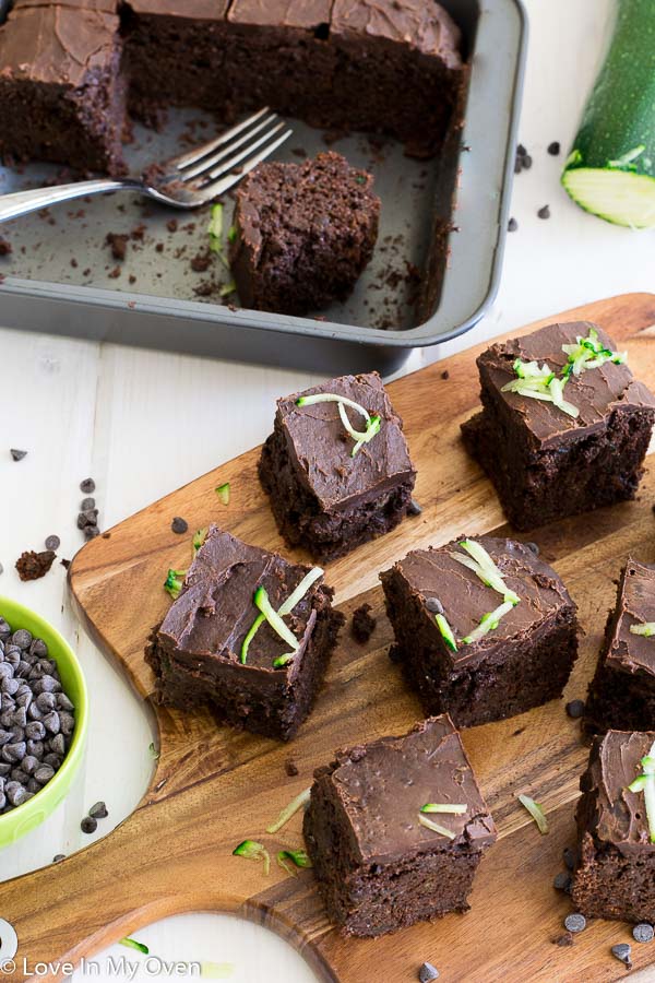 Healthier Zucchini Brownies