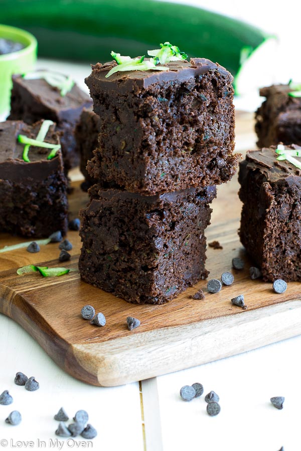 healthier zucchini brownies