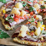 gluten-free zucchini pizza