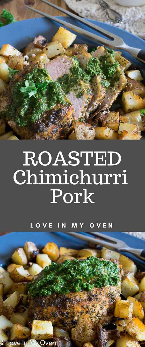 roasted chimichurri pork