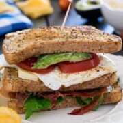 prosciutto egg sandwich