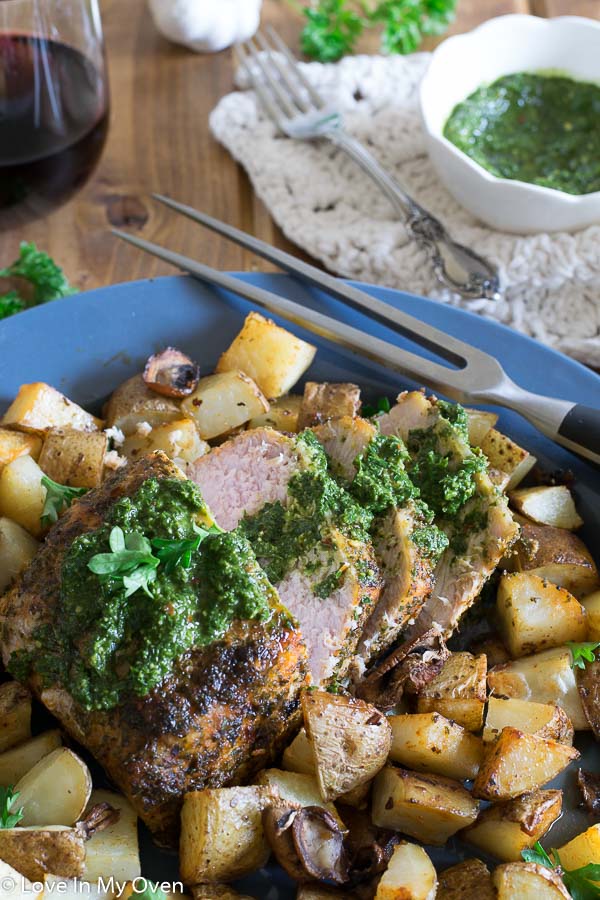 Roasted Chimichurri Pork