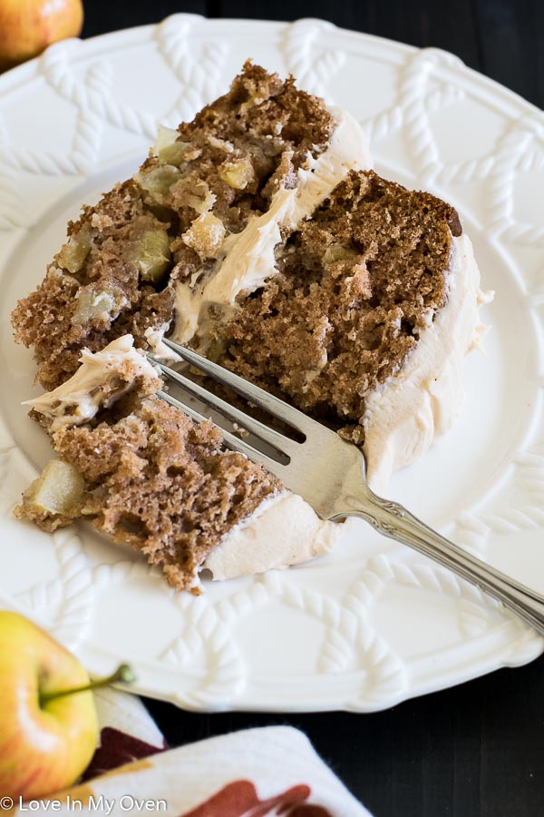 Salted Caramel Apple Cake