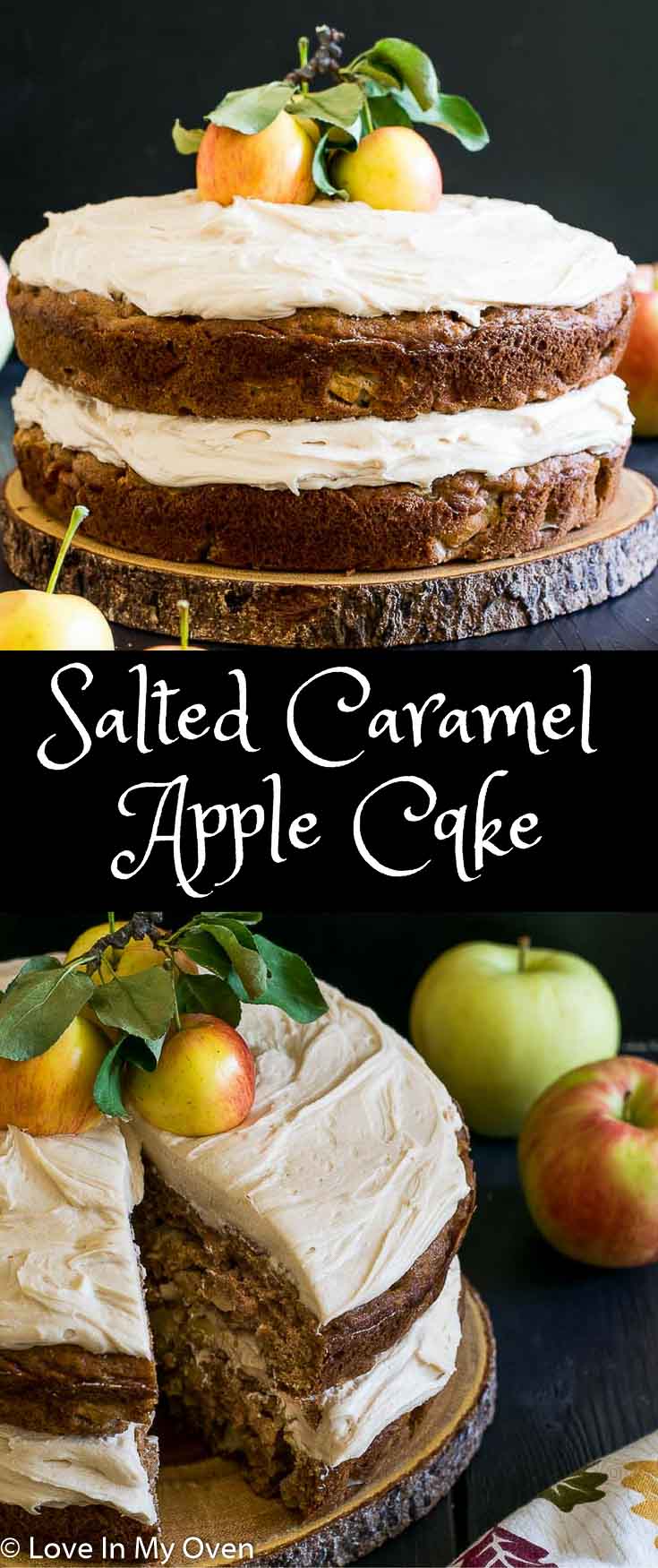 Salted Caramel Apple Cake