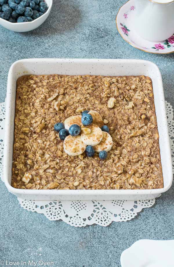 banana bread baked oatmeal