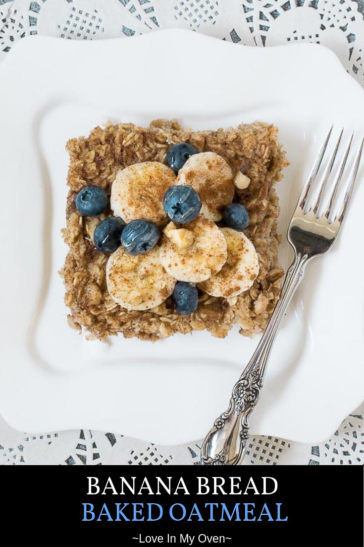 Banana Bread Baked Oatmeal