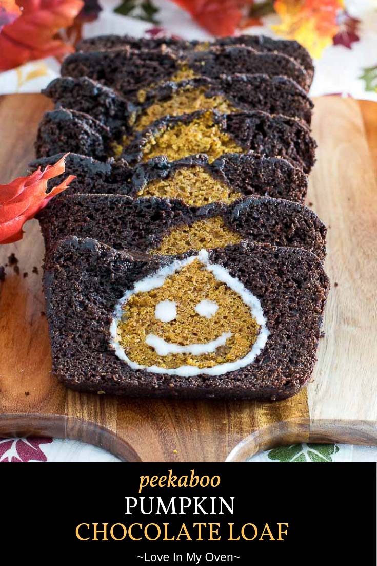 Peekaboo Pumpkin-Chocolate Loaf