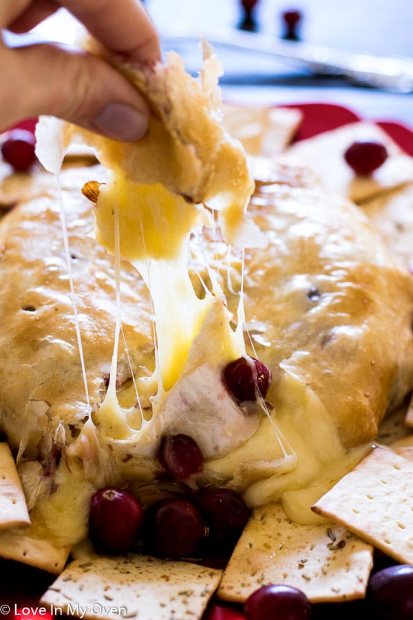Cranberry Almond Baked Brie