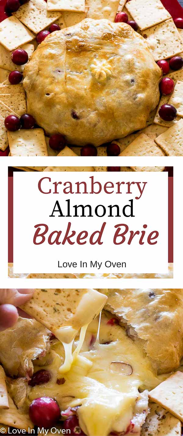 cranberry almond baked brie