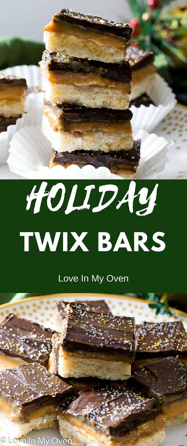 holiday twix bars