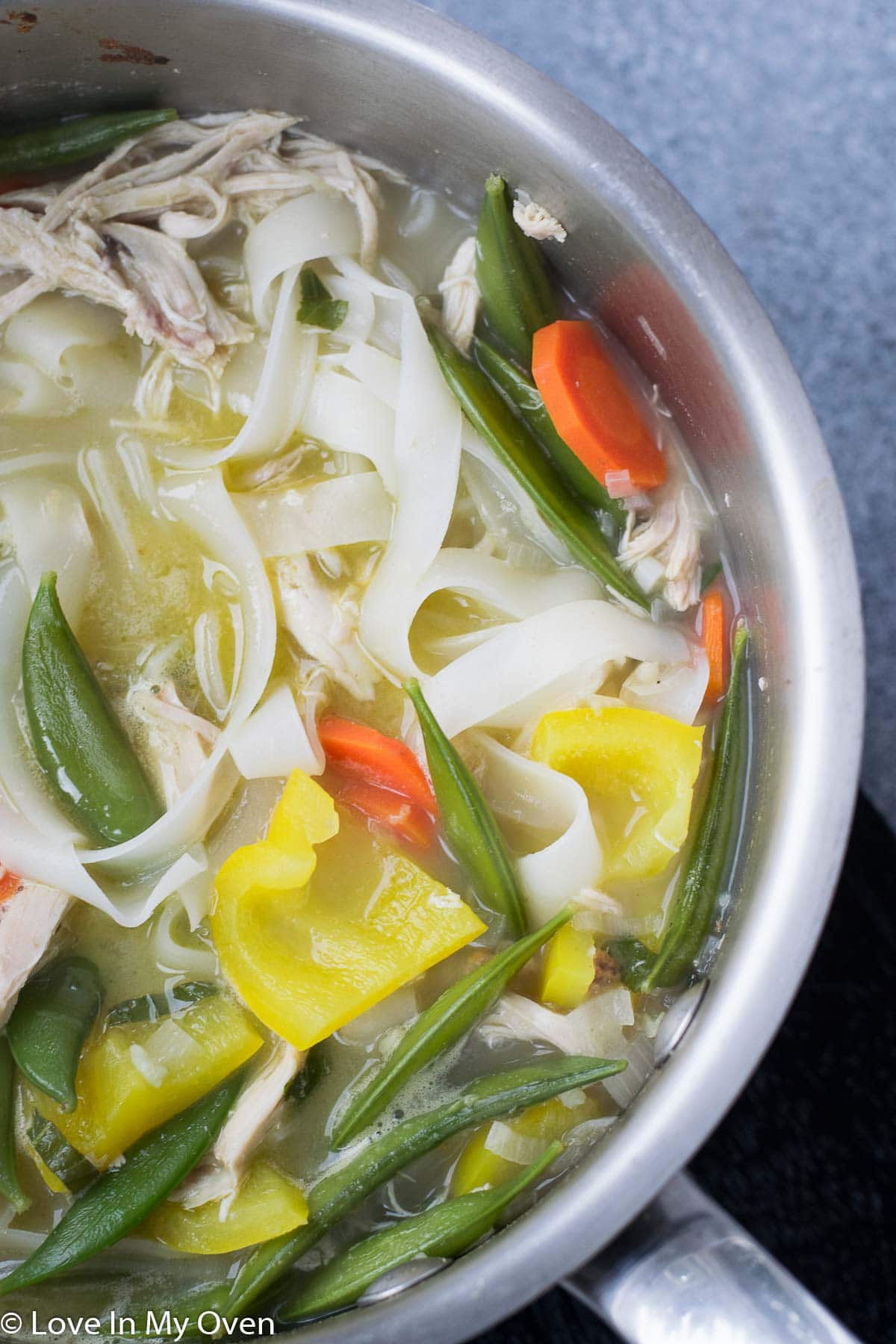 spicy thai chicken noodle soup