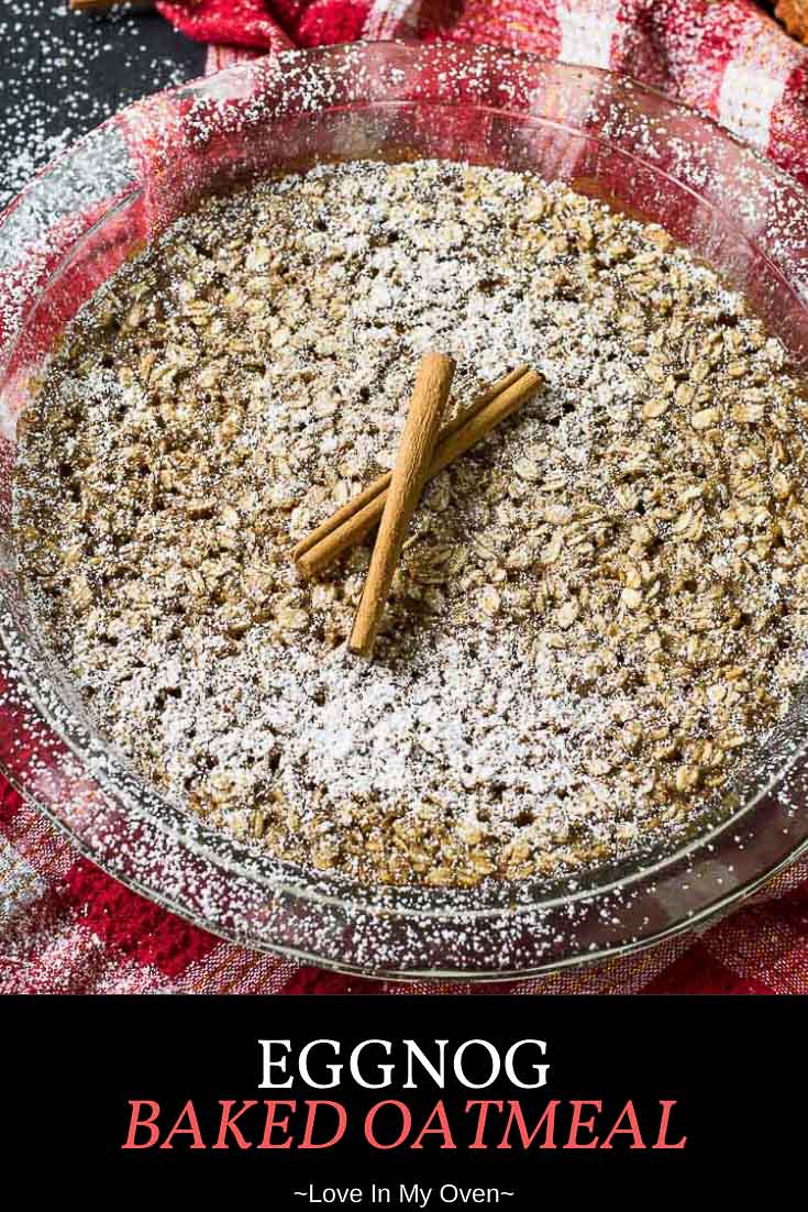 Eggnog Baked Oatmeal