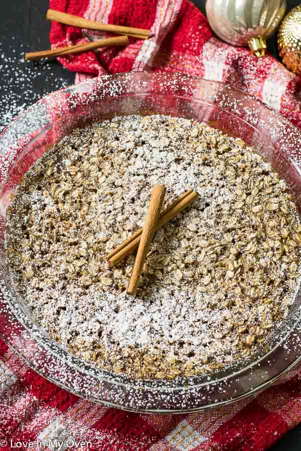 Eggnog Baked Oatmeal