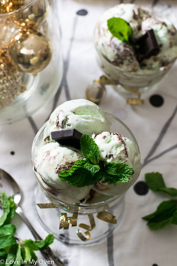 Real Mint Chocolate No Churn Ice Cream