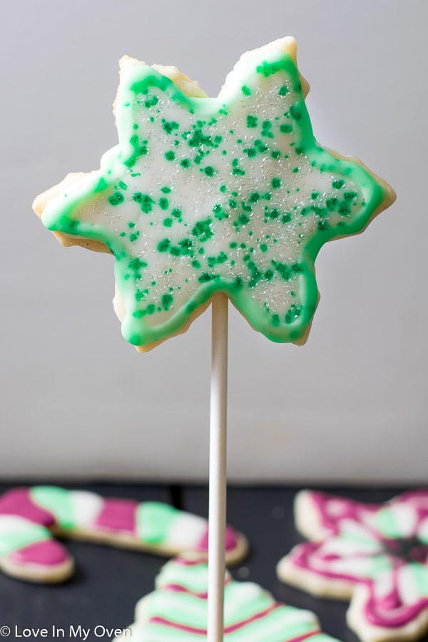 Vanilla Bean Cookie Pops