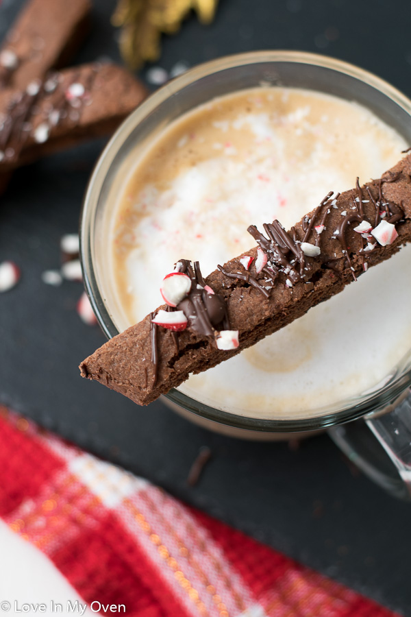 chocolate peppermint biscotti