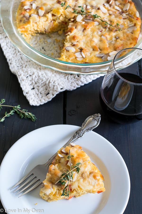 cheesy lentil bake