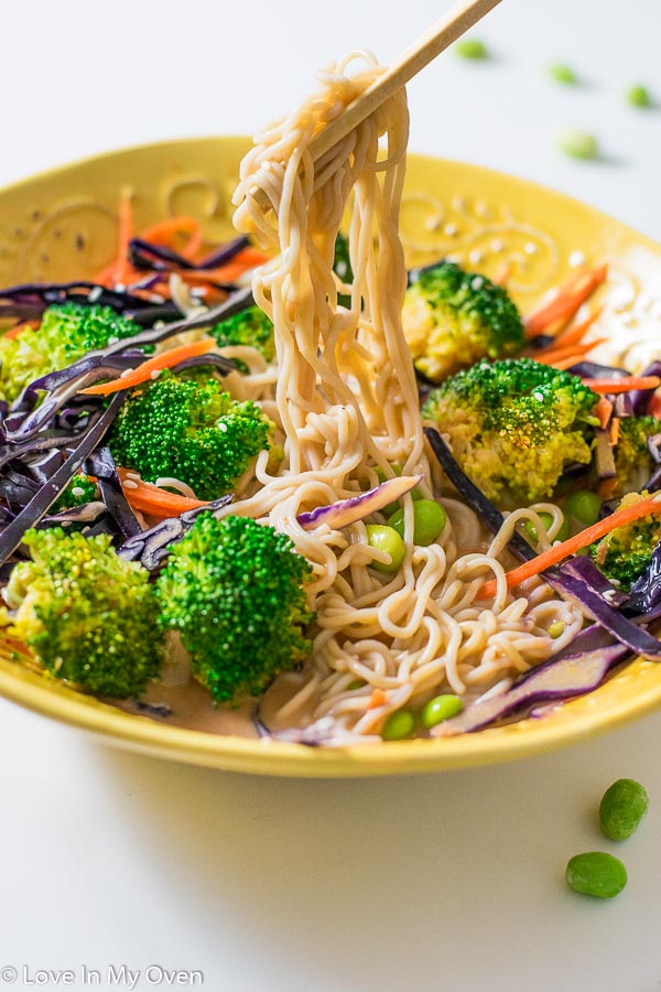 coconut curry noodle bowl