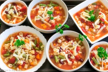 slow cooker Minestrone Soup