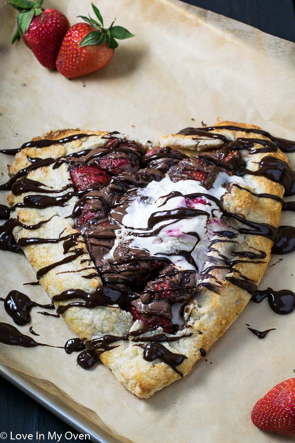 Strawberry Nutella Galette