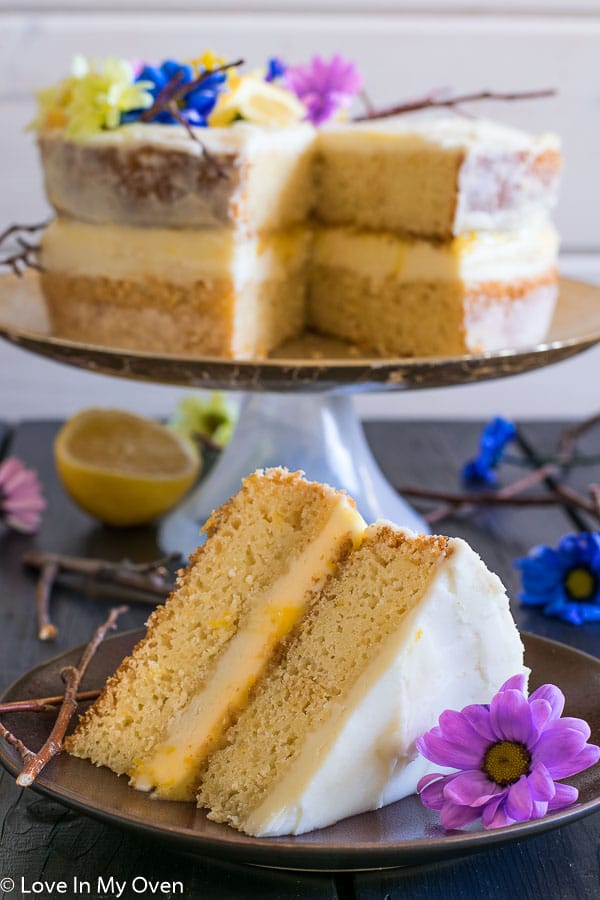 Lemon Layer Cake - Love In My Oven