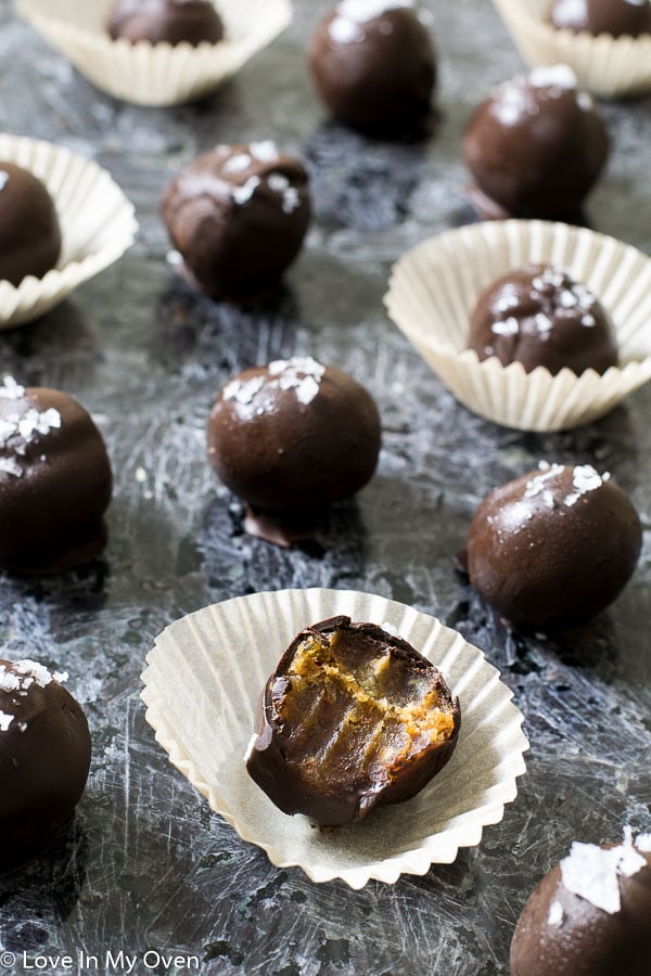 Healthier Sea Salt Caramels