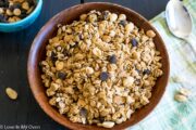 healthy peanut butter granola