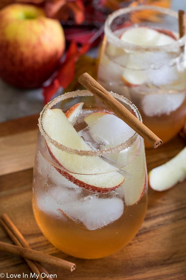 Apple Cinnamon Gin Fizz