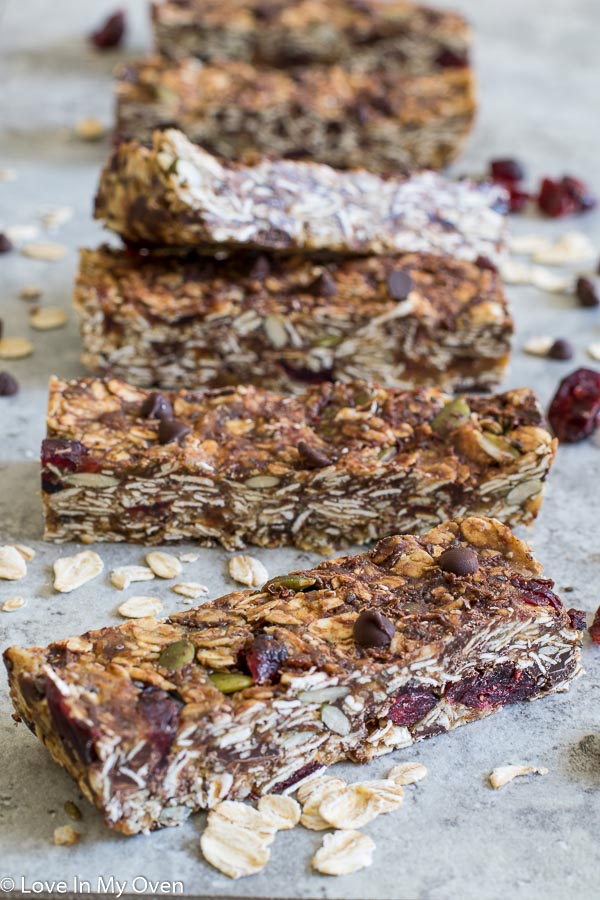 Nut-Free Chewy Granola Bars