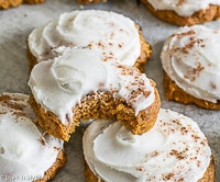 Pumpkin Cake Cookies (Soft Pumpkin Cookies) - Key To My Lime