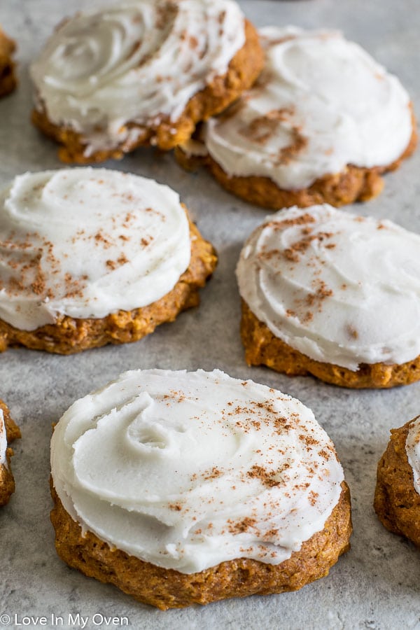 pumpkin cake cookies